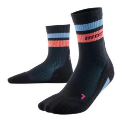 Skarpety kompresyjne męskie sportowe CEP Miami Vibes 80's krótkie. Czarne skarpetki męskie CEP, bez wzorów. Za 74.00 zł.