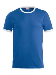 Clique T-shirt Nome unisex z czesanej bawełny – royal blue. Niebieskie t-shirty damskie CLIQUE, xl, bez wzorów, z bawełny, bez kołnierzyka. Za 100.86 zł.