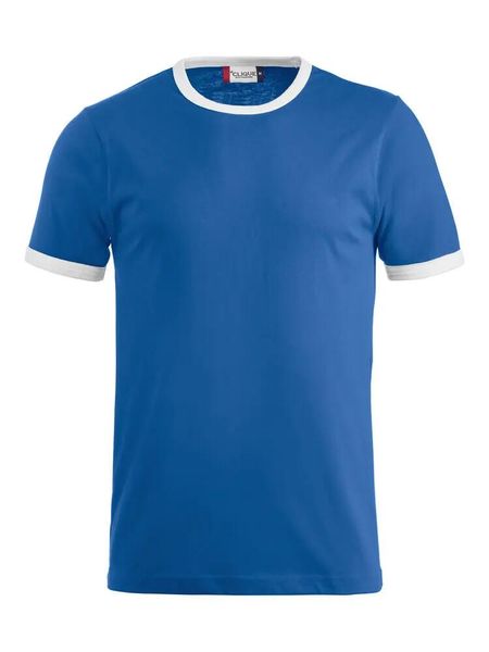 Clique T-shirt Nome unisex z czesanej bawełny – royal blue. Niebieskie t-shirty damskie CLIQUE, xl, bez wzorów, z bawełny, bez kołnierzyka. Za 100.86 zł.