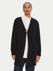 Dixie Kardigan M277K006A Czarny Regular Fit. Czarne kardigany damskie Dixie, l, bez wzorów, z syntetyku. Za 319.99 zł.