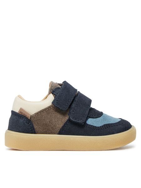 Mrugała Sneakersy 3112/5-77 Granatowy. Niebieskie buty sportowe chłopięce Mrugała, bez wzorów, ze skóry, bez zapięcia. Za 249.99 zł.