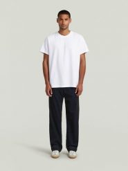G-Star Spodnie chino "Modson" w kolorze granatowym rozmiar: W30/L32. Niebieskie spodnie materiałowe męskie G-Star, bez wzorów, z bawełny, retro. Za 251.74 zł.