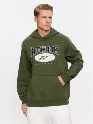 Reebok Bluza Archive Essentials II0689 Zielony Regular Fit. Zielone bluzy bez kaptura męskie Reebok, m, z bawełny. Za 209.99 zł.