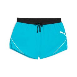 Szorty Puma Raceday Ultraweave. Niebieskie szorty męskie Puma, z materiału, bez kołnierzyka. Za 189.99 zł.