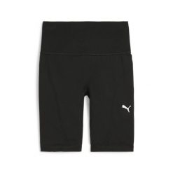 DAMSKIE, ROWEROWE SPODENKI BEZSZWOWE Z WYSOKIM STANEM SHAPELUXE PUMA Black. Czarne spodenki sportowe damskie Puma, l, na jogę i pilates. Za 140.99 zł.