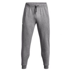 Spodnie Do Joggingu Męskie Polar Rival. Szare szorty męskie Under Armour, bez wzorów, z polaru. Za 274.99 zł.
