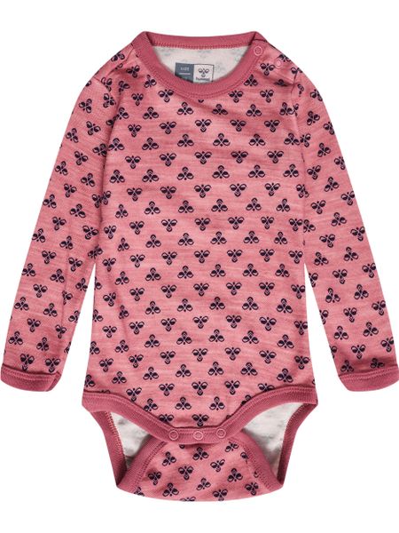 Body z długim rękawem dla dziewczynki Hummel Bambo. Szare koszulki dziewczęce HUMMEL, bez wzorów, z materiału, bez ramiączek. Za 133.00 zł.