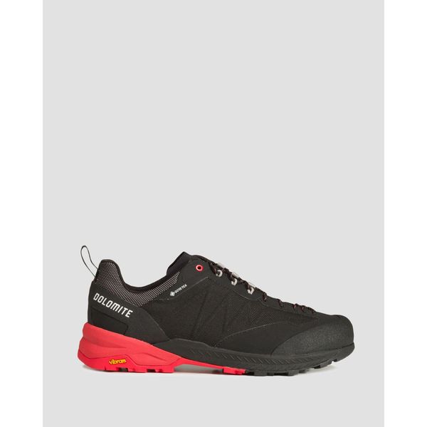 Buty trekkingowe męskie Dolomite Crodarossa Tech GTX. Czarne buty trekkingowe męskie Dolomite, bez zapięcia, trekkingowe. W wyprzedaży za 534.00 zł.