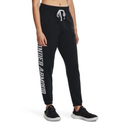 Spodnie dresowe damskie Under Armour Rival Terry Graphic Jogger. Czarne spodnie dresowe damskie Under Armour, s, z dresówki, na fitness i siłownię. Za 139.99 zł.