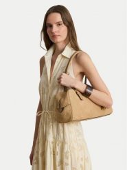 LAUREN RALPH LAUREN Torebka 431P15643001 Beżowy. Brązowe torebki klasyczne damskie Lauren Ralph Lauren, bez wzorów, ze skóry, bez dodatków. Za 1,799.00 zł.