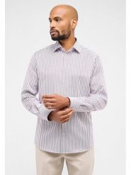Eterna Koszula - Modern fit - w kolorze czerwono-białym rozmiar: 40. Białe koszule męskie Eterna, bez wzorów, z bawełny, bez kołnierzyka, bez ramiączek. Za 105.63 zł.