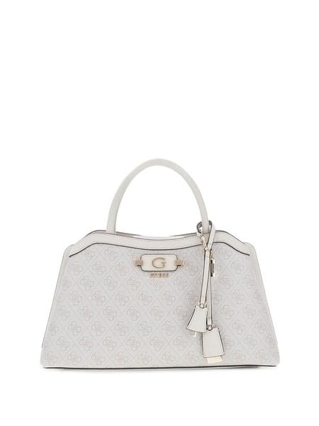 Guess Torebka Lindsey HWSG97 49060 Kremowy. Białe listonoszki damskie Guess, z aplikacjami, ze skóry, bez dodatków. Za 570.99 zł.