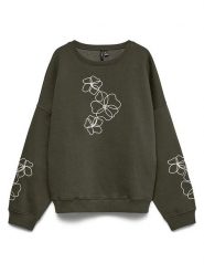 Vero Moda Bluza w kolorze khaki rozmiar: XS. Brązowe bluzy bez kaptura damskie Vero Moda, xs, z bawełny. Za 144.95 zł.