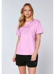 Chiemsee Koszulka w kolorze jasnoróżowym rozmiar: L. Różowe t-shirty damskie Chiemsee, l, bez wzorów, z bawełny, bez kołnierzyka. Za 109.95 zł.