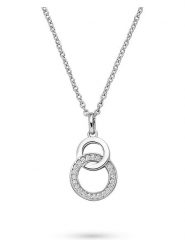 S.Oliver Srebrny naszyjnik z zawieszką - dł. 50 cm rozmiar: onesize. Szare naszyjniki damskie S.Oliver, srebrne. Za 217.99 zł.