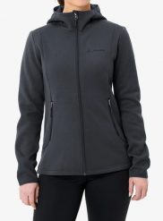 Bluza z kapturem damska Vaude Idris Fleece Hoody. Czarne bluzy z kapturem damskie Vaude, m, z materiału. Za 439.99 zł.