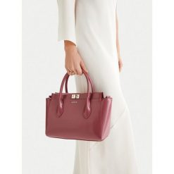 Torebka Lasocki. Czerwone torebki klasyczne damskie Lasocki, bez wzorów, bez dodatków. Za 169.99 zł.