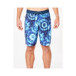 Spodenki surfingowe męskie Rip Curl Mirage Medina Ultimate Niebieski. Niebieskie kąpielówki męskie Rip Curl, m, z aplikacjami, z tkaniny, do pływania. Za 199.99 zł.