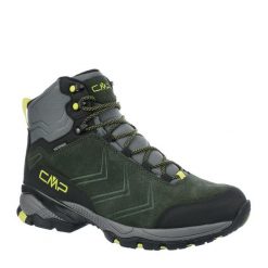 Cmp Buty Melnick Mid Wp 3Q18587-E980. Czarne buty trekkingowe męskie CMP, na lato, z gumy, bez zapięcia, outdoorowe. Za 299.99 zł.