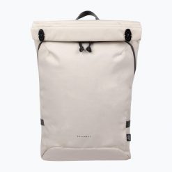 Plecak miejski Doughnut Waterfall 16,5. Białe plecaki damskie Doughnut, bez wzorów, z materiału, eleganckie. Za 399.99 zł.