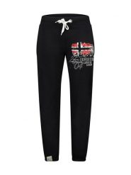 Geographical Norway Spodnie dresowe "Melegant" w kolorze czarnym rozmiar: XXL. Czarne spodnie dresowe męskie Geographical Norway, bez wzorów, z dresówki. Za 83.42 zł.