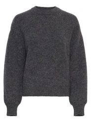 MOSS COPENHAGEN Sweter "Annamaja" w kolorze szarym rozmiar: S/M. Szare swetry klasyczne damskie MOSS COPENHAGEN, m, bez kołnierzyka. Za 304.56 zł.