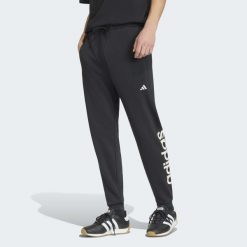 Spodnie fitness męskie ADIDAS. Spodnie dresowe męskie Adidas, bez wzorów, z dresówki. Za 199.99 zł.