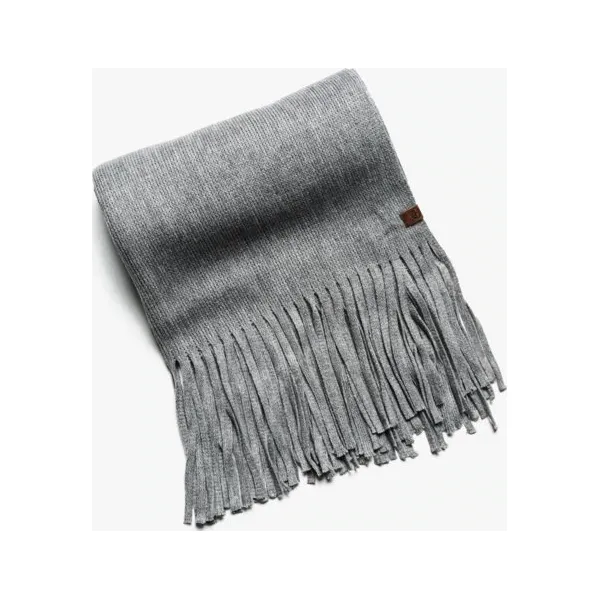 Timberland Szalik Long Brushed Scarf , szary, rozmiar ONE SIZE. Szare szaliki i kominy damskie Timberland, na zimę, z aplikacjami, z materiału. W wyprzedaży za 129.99 zł.