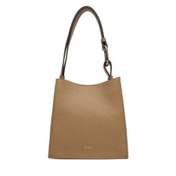 Torebka Furla. Brązowe torebki klasyczne damskie Furla, bez wzorów, bez dodatków. Za 1,529.00 zł.