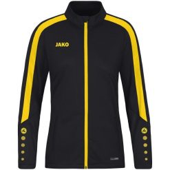 Damska bluza dresowa Jako Power. Czarne bluzy sportowe damskie Jako, bez wzorów, z dresówki, bez ramiączek, długie, z kapturem. Za 281.50 zł.