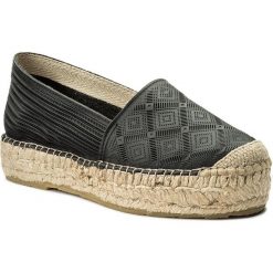 Espadryle EVA MINGE - Ramona 3J 18MJ1372163ES 101. Czarne espadryle damskie Eva Minge, bez wzorów, ze skóry, bez obcasa, na płaskiej podeszwie. W wyprzedaży za 189.00 zł.