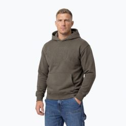 Bluza męska Pitbull Orlando Hooded. Zielone bluzy sportowe męskie PITBULL, bez wzorów, z bawełny, sportowe, bez kołnierzyka, bez ramiączek. Za 219.99 zł.