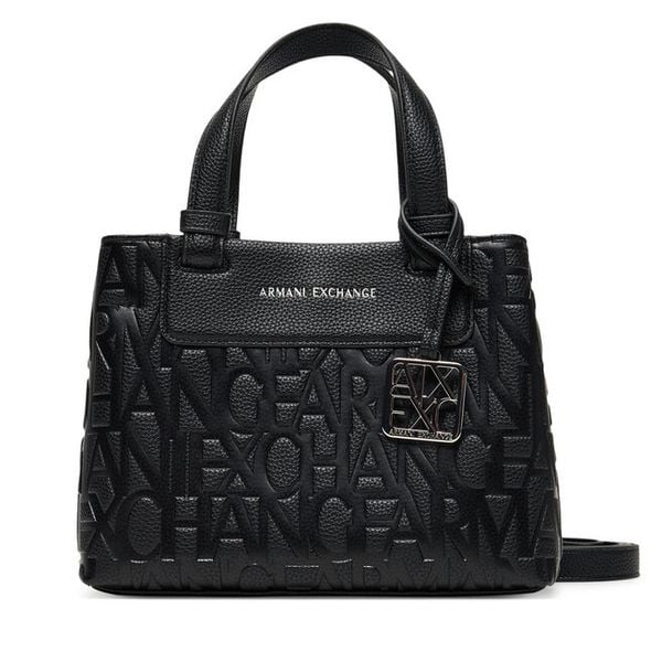 Torebka Armani Exchange. Czarne torebki klasyczne damskie Armani Exchange, bez wzorów, bez dodatków. Za 589.99 zł.