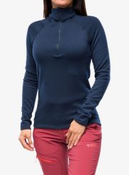 Bluza termiczna damska Houdini Desoli Thermal Half Zip. Niebieskie bluzy bez kaptura damskie Houdini, l, ze skóry. Za 1,189.80 zł.