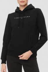 TOMMY JEANS Czarna damska bluza. Czarne bluzy z kapturem damskie Tommy Jeans, s, z jeansu. W wyprzedaży za 385.99 zł.