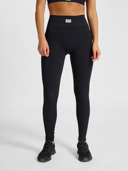 Damskie legginsy Hummel Pulse. Czarne legginsy damskie HUMMEL, s, bez wzorów, z dzianiny. Za 213.00 zł.