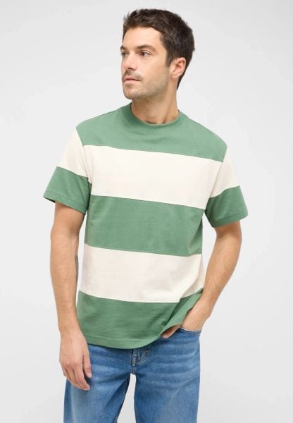 Męski T-Shirt Mustang Style Alvarado Dark Ivy 1016277 6326. T-shirty męskie Mustang, m, bez wzorów, bez kołnierzyka. Za 69.99 zł.