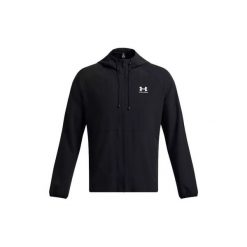 Kurtka przeciwdeszczowa Under Armour Stretch Woven. Białe kurtki męskie Under Armour, s, bez wzorów, z materiału, z kapturem. Za 388.75 zł.