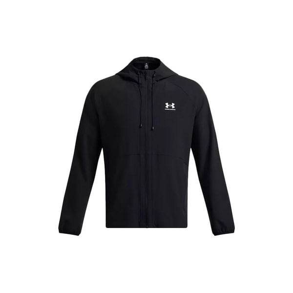 Kurtka przeciwdeszczowa Under Armour Stretch Woven. Białe kurtki męskie Under Armour, s, bez wzorów, z materiału, z kapturem. Za 388.75 zł.