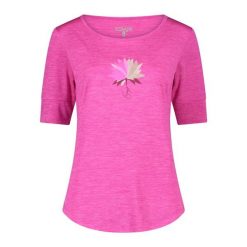 Koszulka damska turystyczna CMP 35N5486. Czerwone bluzki damskie CMP, s, bez wzorów, bez kołnierzyka. Za 188.50 zł.