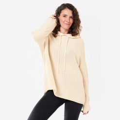 Bluza do jogi damska Kimjaly. Białe bluzy sportowe damskie KIMJALY, s, z bawełny. Za 269.99 zł.