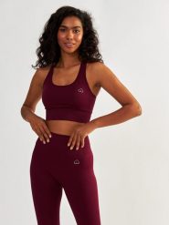 Stanik Sportowy BeShaped Femme Force Bezszwowy. Niebieskie biustonosze sportowe damskie BESHAPED, bez wzorów, z dzianiny. Za 143.20 zł.