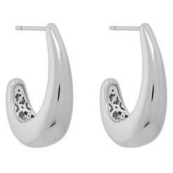 Kolczyki Guess. Szare kolczyki damskie Guess, srebrne. Za 249.99 zł.