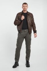 Spodnie męskie cargo AERONAUTICA MILLITARE. Spodnie materiałowe męskie AERONAUTICA MILITARE, bez wzorów. W wyprzedaży za 482.30 zł.