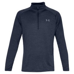 Bluza Mężczyzna Under Armour Tech™ niebieski. Niebieskie bluzy sportowe męskie Under Armour, bez wzorów, z materiału, bez kołnierzyka, bez ramiączek. Za 201.55 zł.