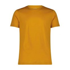 T-shirt z merynki CMP Performance. Żółte t-shirty męskie CMP, xl, bez wzorów, z materiału, bez kołnierzyka. Za 195.00 zł.