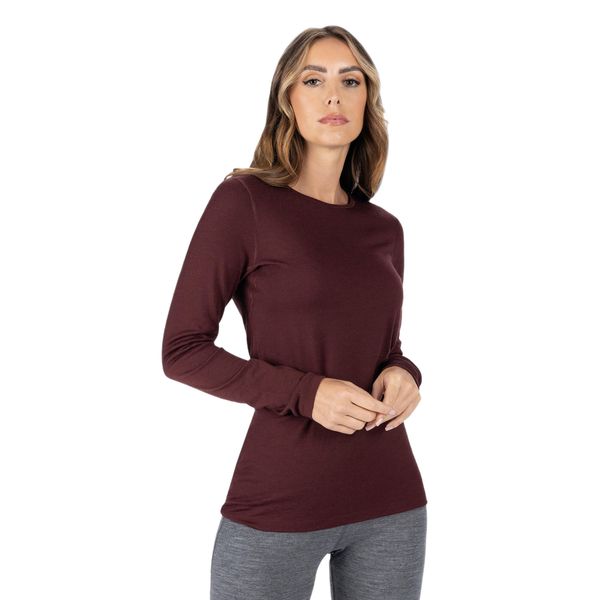 Koszulka termoaktywna damska icebreaker 200 Oasis. Brązowe bielizna termoaktywna damska Icebreaker, xs, bez wzorów. Za 352.74 zł.