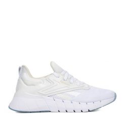 Buty na siłownię Reebok. Zielone buty sportowe na co dzień damskie Reebok, bez wzorów, na fitness i siłownię. Za 299.99 zł.