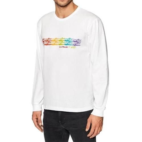 Bluza sportowa męska Vans NS X Chris Joha. Białe bluzy bez kaptura męskie Vans, m. Za 144.00 zł.