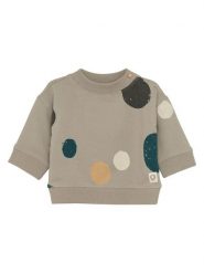 Noppies Bluza "Snowflake" w kolorze jasnobrązowo-szarym rozmiar: 80. Brązowe bluzy i bluzki niemowlęce Noppies, bez wzorów, bez ramiączek, bez kaptura. Za 60.99 zł.